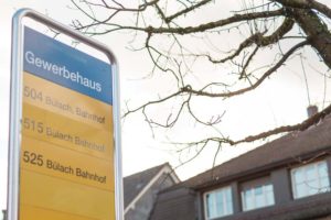 Foto Bushaltestelle Gewerbehaus, Kasernenstrasse, bülachSTADT